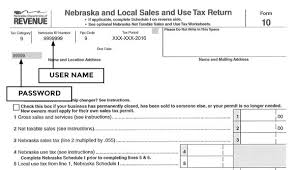Online Sales And Use Tax Filing Faqs Nebraska Department