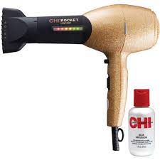 Be Glamorous Limited Edition Chi Rocket Low Emf Professional Hair Dryer 1800 Watts For More Power And Blow Hair Blow Dryer Blow Dryer Hair Straightening Iron