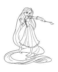 As the princess of corona, rapunzel is in line to become queen—but first, she must learn to trust herself and follow her heart. Tangled For Kids Tangled Kids Coloring Pages