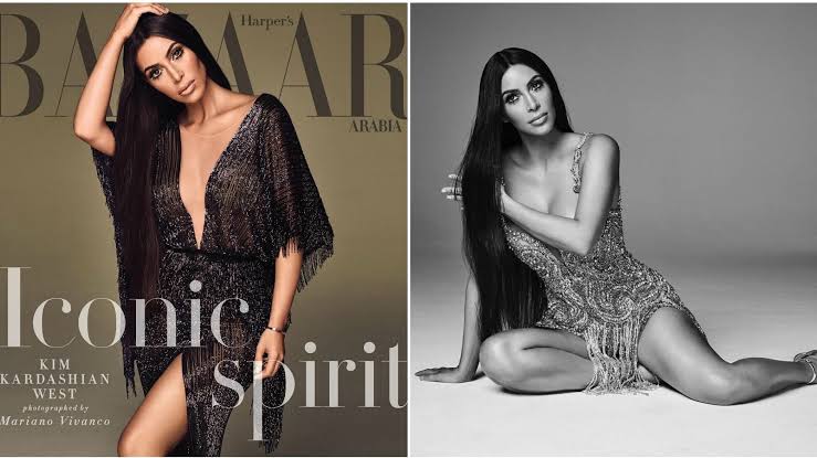 Kim Kardashian Dressed as Cher for Harper's Bazaar Arabia, and the Internet  Is Not Pleased | Teen Vogue