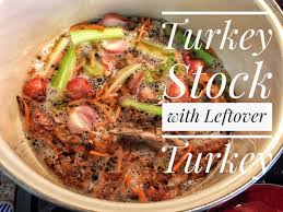 How to Can Turkey Stock