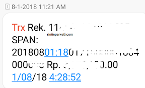 Daftar harga pulsa di bank bri: Contoh Notifikasi Sms Banking Bri Uang Masuk Dan Keluar Rekening