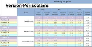 Les tarifs varient et sont souvent élevés quand il y a peu de solution alternative (crèche) et peu d'assistantes maternelles (pas de concurrence). Planning De Presence Pajemploi V4 Pour Assmat 4 Enfants