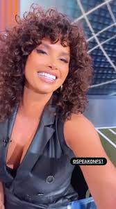 Joy Taylor leaves Speak viewers stunned in low cut top with new look as Fox  Sports fans say she's 'giving off 80s vibes'