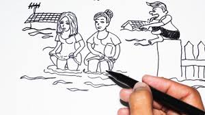 Gambar sketsa memiliki beberapa tujuan merekam dan mengembangkan gagasan untuk dipakai kemudian, atau menggambarkan singkat citra, gagasan atau prinsip. Wow Begini Jadinya Jika Terjadi Banjir Drawing Orang Kebanjiran Youtube