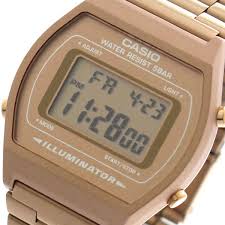 The can has the distinction of having an easy to carry, and very suitable to keep watch without filling. New Casio Casio Watch Man And Woman Combined Use B640wc 5a Quartz Bronze Bronze Be Forward Store