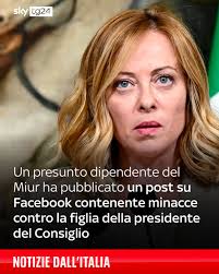 Auguro alla figlia di Meloni la sorte della ragazza di Afragola". È il  contenuto inquietante di un post rivolto alla figlia della presidente del  Consiglio, di 7 anni, pubblicato su Facebook da
