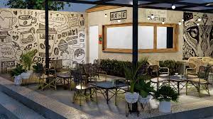 Contoh desain cafe outdoor sederhana desain cafe 3950 sumber. 30 Konsep Dekorasi Dan Desain Cafe Kecil Minimalis Desain Id