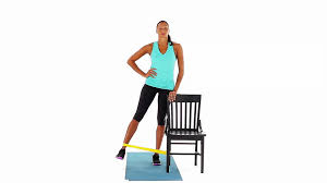 If your balance is the limiting factor of the exercise you can hold onto a wall or something stable for assistance. How To Standing Resistance Band Hip Abduction Exercise Video Guide Muscle Fitness
