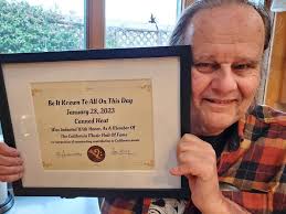 Hey, remember this? Who presented him with the award? I can't remember.