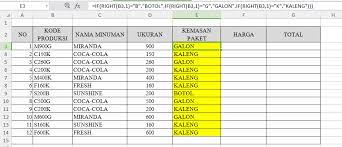Ternyata, minuman soda juga menyimpan segudang manfaat, lho! Menggolongkan Nama Minuman Ukuran Kemasan Paket Harga Dan Total Berdasarkan Kode