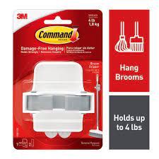 Homely center broom holder 10. Command Broom Gripper 3m United States