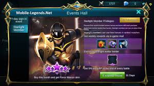 Stands for strength, tactic, unity and novelty.; Starlight Member Privileges 2021 Mobile Legends