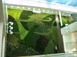 Edmonton Airport Living Wall Alberta Canada Artificial Green Wall Green Wall Vertical Garden