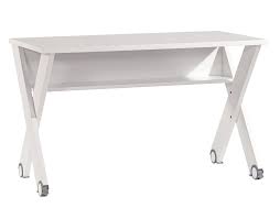Aus mdf, eine ausziehbare tastaturablage, 4 verschiedene fächer für. Schreibtisch Rollbar Miami Amilando Mobel