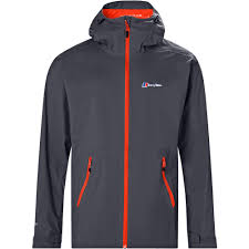 Berghaus Mens Deluge Pro Waterproof Jacket Carbon Ci4