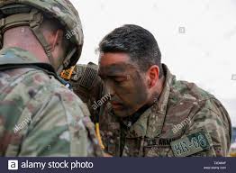U S Army Lt Col William Gorby With The 1st Battalion