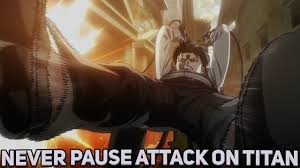 Source material scenes/info that were left out of the anime are still spoilers. Never Pause Attack On Titan 2020 Youtube