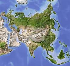 1904px x 1554px ( colors). Asie Carte En Relief Ombre Papier Peint Papiers Peints Pakistan Tibet Afghanistan Myloview Fr