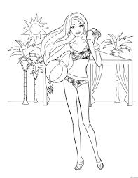 You can print or download them to color and offer them to your family and friends. Barbie Coloring Pages 105 Images Free Printable