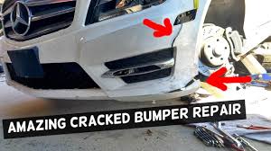 How To Fix Cracked Bumper Amazing Repair Youtube