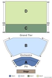 King Center Melbourne Seat Map