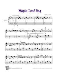 Sheet music in clairnote dn music notation published by paul morris using lilypond. Maple Leaf Rag In F Scott Joplin Free Piano Sheet Music Pdf