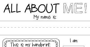User has a lot flexibility inside the printing method. Free All About Me Pack Pdf All About Me Activities All About Me Preschool About Me Activities