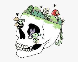 For any illustration (be it simple or more complex) you must understand that . Clipart Skull Grunge Cute Aesthetic Drawing Easy Hd Png Download Kindpng