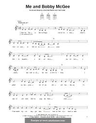 Write about your feelings and thoughts about me and bobby mcgee. Me And Bobby Mcgee Janis Joplin By F Foster K Kristofferson On Musicaneo Me And Bobby Mcgee Janis Joplin Joplin