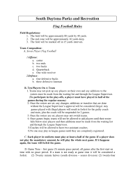 This page is to provide youth flag football teams registered with the southern california municipal athletic federation (scmaf) with basic information on the scmaf flag football program, and the rules and policies which pertain to their participation in the program. Flag Football Rules Sport Variants American Football