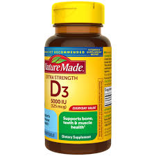 Buy doctor recommended supplements, herbs, & nutritional formulas at vitacost®!. Nature Made Extra Strength Vitamin D3 5000 Iu 125 Mcg 100 Softgels High Potency Vitamin D Helps Support Immune Health Strong Bones And Teeth Muscle Function Walmart Com Walmart Com