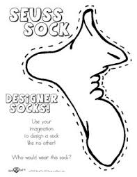 Seuss Sock Fox In Socks Dr Seuss Crafts Dr Seuss Preschool Dr Seuss Classroom