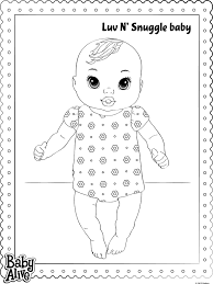 Download and print these free printable baby doll coloring pages for free. Luv N Snuggle Baby Alive Coloring Pages K5 Worksheets Sailor Moon Coloring Pages Baby Coloring Pages Toy Story Coloring Pages