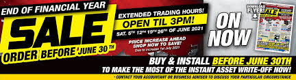 End of financial year sale flyer. Eofy Sale Has Begun Hare Forbes Machineryhouse