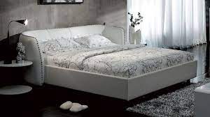 Vitali Microfiber Leather Bed White