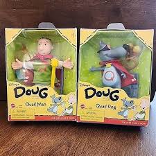 DISNEY DOUG FIGURE Quail Man Mattel Arcotoys with All Accessories NEW  Sealed $39.99