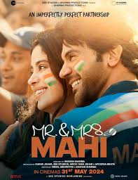 There were times even til the three-quarter when we almost had it with such  an unsympathetic lead unusually in a (sports) romance, but Sharan Sharma  surprisingly can wrap #MrAndMrsMahi's finale in the