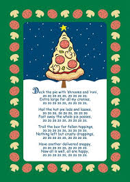 Funny Pizza Tree Christmas Parody Song Card Ad Ad Tree Pizza Funny Christmas Pizza Funny Parody Songs Pizza Song