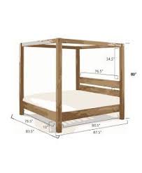 Diy Minimalist Rustic King Canopy Bed Canopy Bed Diy Diy Bed Frame Bedroom Diy