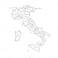 You have come to the right place! Italy Regions Black Outline Map Italy Regions 307926254 Larastock