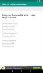 Yang kupuja oh tanah malaysia. Lirik Lagu Perjuangan Nasional Indonesia For Android Apk Download
