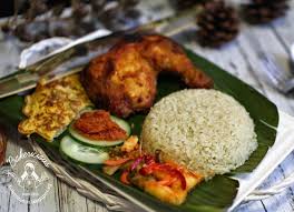 Nasi Lemak Coconut Rice With Ayam Percik Nasi Lemak Coconut Rice Asian Recipes