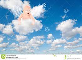 Te invitamos a leer este original y divertido cuento de la poetisa marisa alonso santamaría: Bebe Con Las Alas De Los Angeles En Las Nubes Foto De Archivo Imagen De Grande Vibrante 19152194