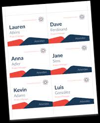 Name Tag Templates From Conferencebadge Com Conference Badge