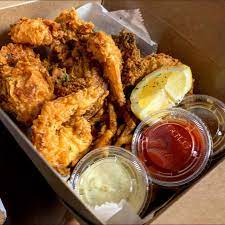 Fish in da bag $23. Cfood Shack Our Surf And Turf Chicken And Shrimp Box Is Available At The One And Only C Food Shack Nassau C Food Shack Nassau A Great