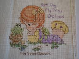 Precious moments noah's ark counted cross stitch kit. Precious Moments Erla Bjork My Stitching Blog