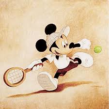 Mickey Disney Fine Art Tennis Art Tennis Pictures