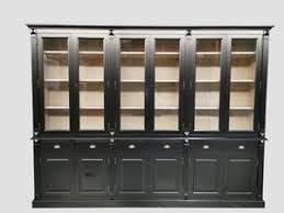 Grand Vaisselier En Bois 6 Portes Noir Mas Cottage Buffet Vaisselier Meuble En Pin Massif Vaisselier
