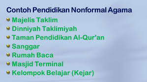 2 contoh pendidikan non formal. Pendidikan 10 Contoh Pendidikan Non Formal